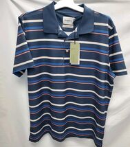 Goodfellow & Co XL Men's Striped Short Sleeve Standard Fit Performance Polo image 2