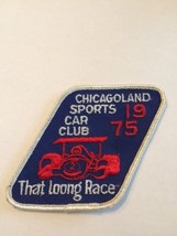 1975 Chicagoland Sports Car Club Racing Patch That Loong Race Sew On Patch - $21.45