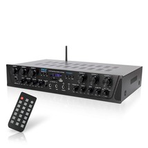 Pyle Wireless Home Audio Amplifier System-Bluetooth Compatible Sound Stereo Rece - £140.80 GBP