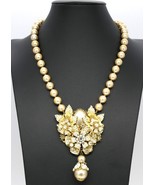 FABULOUS ESTATE VINTAGE SIGNED STANLEY HAGLER BEADED NYC STATEMENT NECKLACE - $754.60 CAD