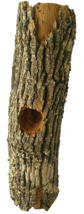 14&quot; Wood Log Authentic Woodpecker Hole Crafts-Hobbies-Projects - £15.81 GBP
