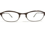 Oliver Peoples Fame MC Gafas Monturas Cepillado Marrón Ojo de Gato 48-19... - $186.63