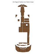 2014 Regal 24 FastDeck Swim Platform Cockpit Pad Boat EVA Foam Teak Floo... - $1,503.11 CAD
