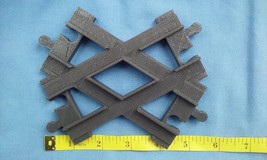 Custom Train Track Cross piece Compatible to Duplo replaces retired piece - $156.14 MXN