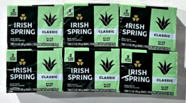 6 Packs Of 2 Irish Spring Classic Aloe Mist Bar Soap 6.4oz - £20.77 GBP