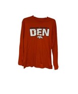 NFL Team Apparel Denver Broncos L/S Football Shirt  NWT  Mens SZ XL 46/4... - £14.12 GBP