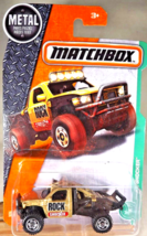 2016 Matchbox 107/125 Explorers ROCK SHOCKER Gold-Black w/Chrome Ring Flower Sp - £9.44 GBP