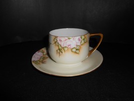 Rosenthal Donatello Wild Rose 1922 Green Mark Coffee Cup &amp; Saucer B - £7.88 GBP