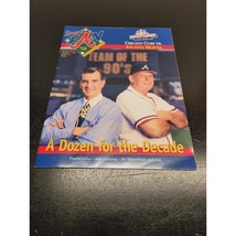 1998 Division Series Program Magazine and Scorecard - Chicago Cubs Vs. Atlanta B - $17.38