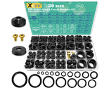28 Size 560 Pcs Faucet Rubber Washers Kit and SAE O Ring Assortment Set  - £23.83 GBP