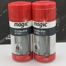 Magic Stainless Steel Wipes Streak-Free Shine New Sealed Container (2 Pack) - $49.49
