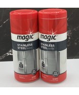 Magic Stainless Steel Wipes Streak-Free Shine New Sealed Container (2 Pack) - $926.45 MXN