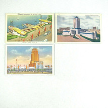 1933-34 Chicago Worlds Fair 3 Postcards Thompson&#39;s Sears Roebuck General Motors - £16.51 GBP