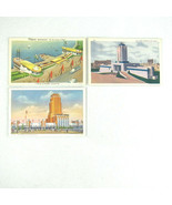 1933-34 Chicago Worlds Fair 3 Postcards Thompson&#39;s Sears Roebuck General... - £16.50 GBP