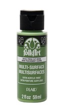 FolkArt Multi-Surface Satin Acrylic Paint, 1916CA Fresh Cut Green, 2 Fl. Oz. - £3.01 GBP
