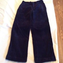 Size 10 Polo Ralph Lauren corduroy pants blue flat front boys - £10.17 GBP