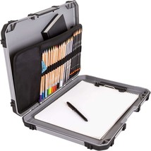 Artbin 6838Ag Sketch Board, Portable Drawing Surface With Internal Art &amp;, Grey - $43.99