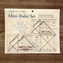 Mini Ruler Kit Quilt in a Day 2 mini Geese Rulers 2 1/2&quot; Fussy Cut Ruler - £14.79 GBP