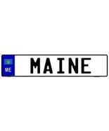 Maine Novelty Metal European License Plate - £17.54 GBP