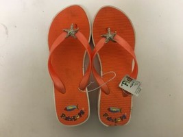 FISHFLOPS MADISON NICOLE WOMEN SANDALS ORANGE WITH STARFISHES SIZE 7 Fis... - £5.93 GBP