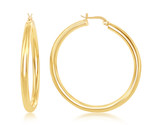 Classic of ny Women&#39;s Earrings .925 Gold Plated 383114 - £72.26 GBP