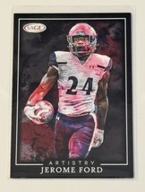 2022 SAGE Artistry Jerome Ford RC Cleveland Browns/Cincinnati Football RC ART-JF - £1.58 GBP