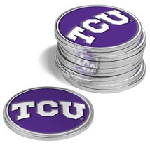 TCU Horned Frogs 12 Pack Golf Ball Markers - £30.30 GBP