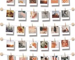 Hanging Photo Display Room Wall Decor - Sculptural Picture Frames Collag... - £16.23 GBP