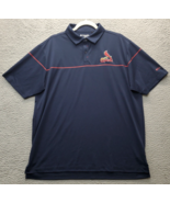 MLB St. Louis Cardinals Columbia Golf Polo Shirt Baseball Mens XL Navy C... - $31.62 CAD