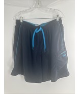 Speedo Marina Swim Trunks Volley Mens Size XLT Blue Shorts Boardshort Cargo - $9.49