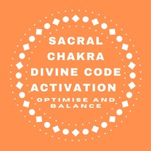 Sacral Chakra Balancing Activation Divine Code Transmission Blue Flame Channelli - £5.53 GBP