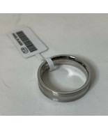 James Cavolini Stainless Steel Single Stripe Men&#39;s Wedding Band Ring Sz 10 - $711.31 MXN