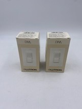 Set of 2 Lutron Diva DV-10P-IV 1000W Single Pole Preset Dimmer Incandescent - £21.98 GBP