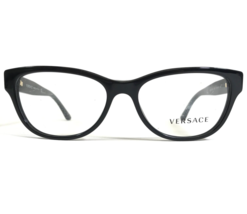 Versace Eyeglasses Frames MOD.3204 GB1 Black Cat Eye Full Rim 51-15-140 - £74.57 GBP