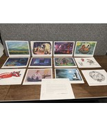 Walt Disney World Resort Annual Passholder Concept Art Complete Pack of ... - $69.42 CAD