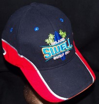 Island Swell Surf Company Hawaii Navy Hawaiian Surfboard Surfer Baseball Hat Cap - £36.33 GBP