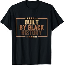 Built By Black History Funny Melanin - History Month 2024 T-Shirt, Short-long - £11.27 GBP+