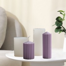 Aromatherapy Candle Plaster DIY Material Long Brush Holder Gear Grain Mold - $17.35+