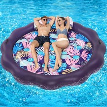 Inflatable Pool Floats Mat, Pool Floats With Headrest For Adult Heavy Duty, - $37.92