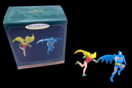 Hallmark Keepsake Classic Batman and Robin Ornaments Dated 1999 Set of 2... - $46.57