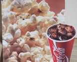 1993 This Calls For A Coke Double Sided Window Sticker Coca Cola POPCORN... - £5.96 GBP