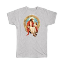 Jesus and the Children : Gift T-Shirt Catholic Religious Religion Classic Faith - £14.33 GBP