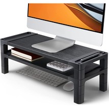 HUANUO Monitor Stand Computer Riser, Monitor Stand for Desk with Adjusta... - £48.76 GBP