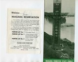 Niagara Frontier State Parks Brochure Niagara Reservation Parking Ticket... - $21.78