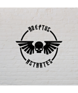 Space Marine Adeptus Astartes Window Decal | White/Black | 5&quot; x 5&quot; - $5.50