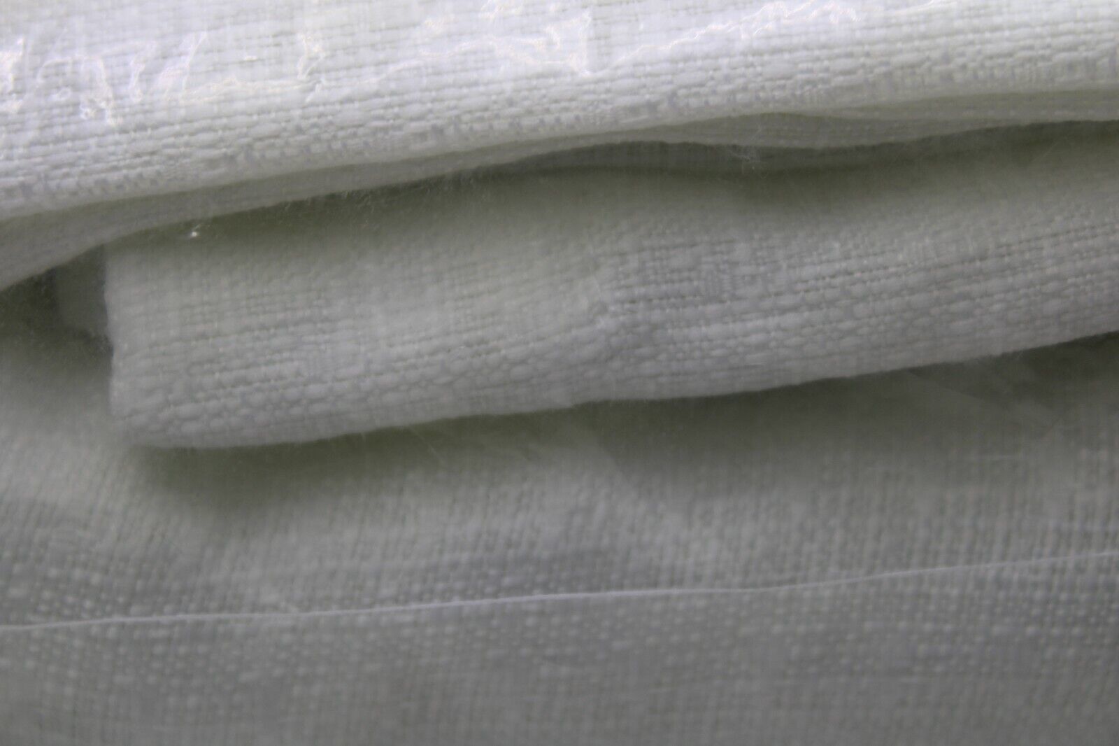 Set of 2 Semi Sheer Linen Curtains 52" x 72" Ivory 100% Polyester Item image 4