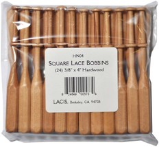 Lacis Square Lace Bobbins 3.75X4 24/Pkg (Pack of 1) - €64,27 EUR