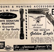 1968 American Import Co Guns And Hunt Accessories Advertisement Hunting ... - £15.46 GBP