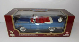 Road Legends 1958 Cadillac Eldorado Biarritz 1:18 Scale Metallic Blue 92158 - $32.32