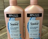 2 Suave 18 Oz Hyaluronic Infusion Long Last Hydration Conditioner For Dr... - £22.13 GBP